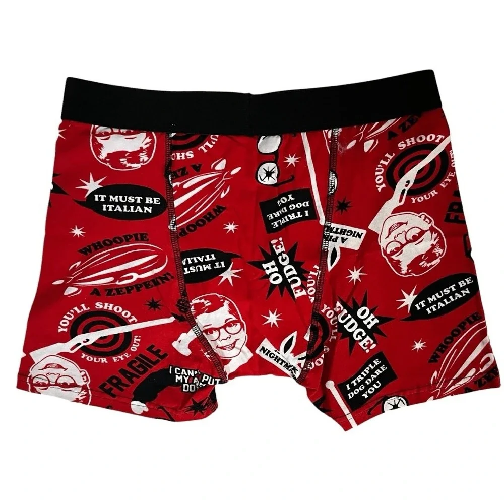 A Christmas Story Underwear Boxer Briefs Size S Graphic Print Novelty Fun‎ NEW